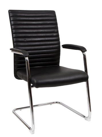 Medium Back Bonded Leather Guest Chair