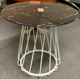 Marble Glass Round Table